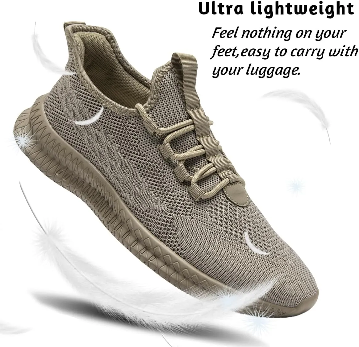 Running Shoes for Men Casual Slip on Tennis Walking Sneakers Lightweight Breathable Mesh Fashion Gym Athletic Sports Workout Shoes