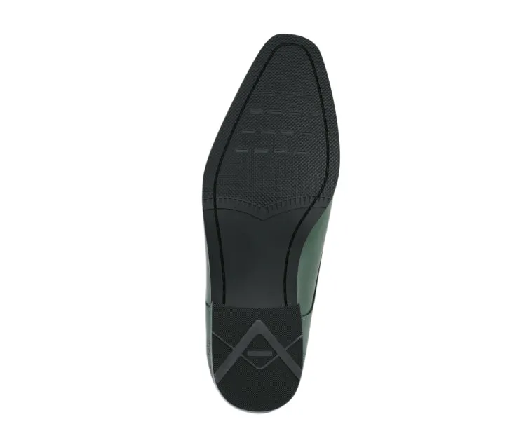 Russo Green Cap Toe Shoes