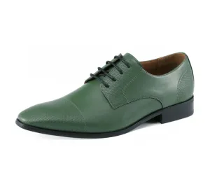 Russo Green Cap Toe Shoes