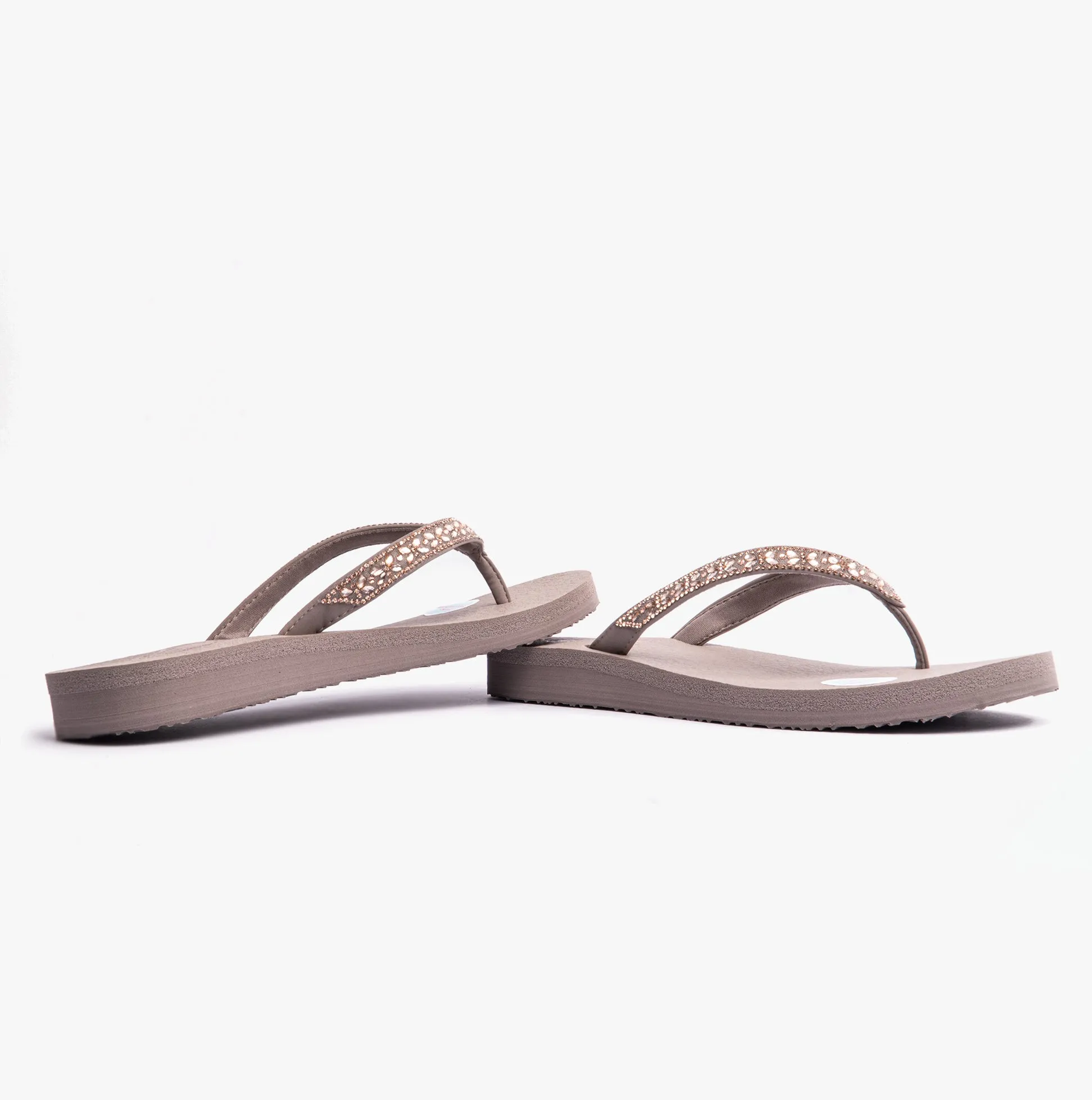 Skechers 119660/TPE MEDITATION - BUTTERFLY GARDEN Womens Sandals Taupe