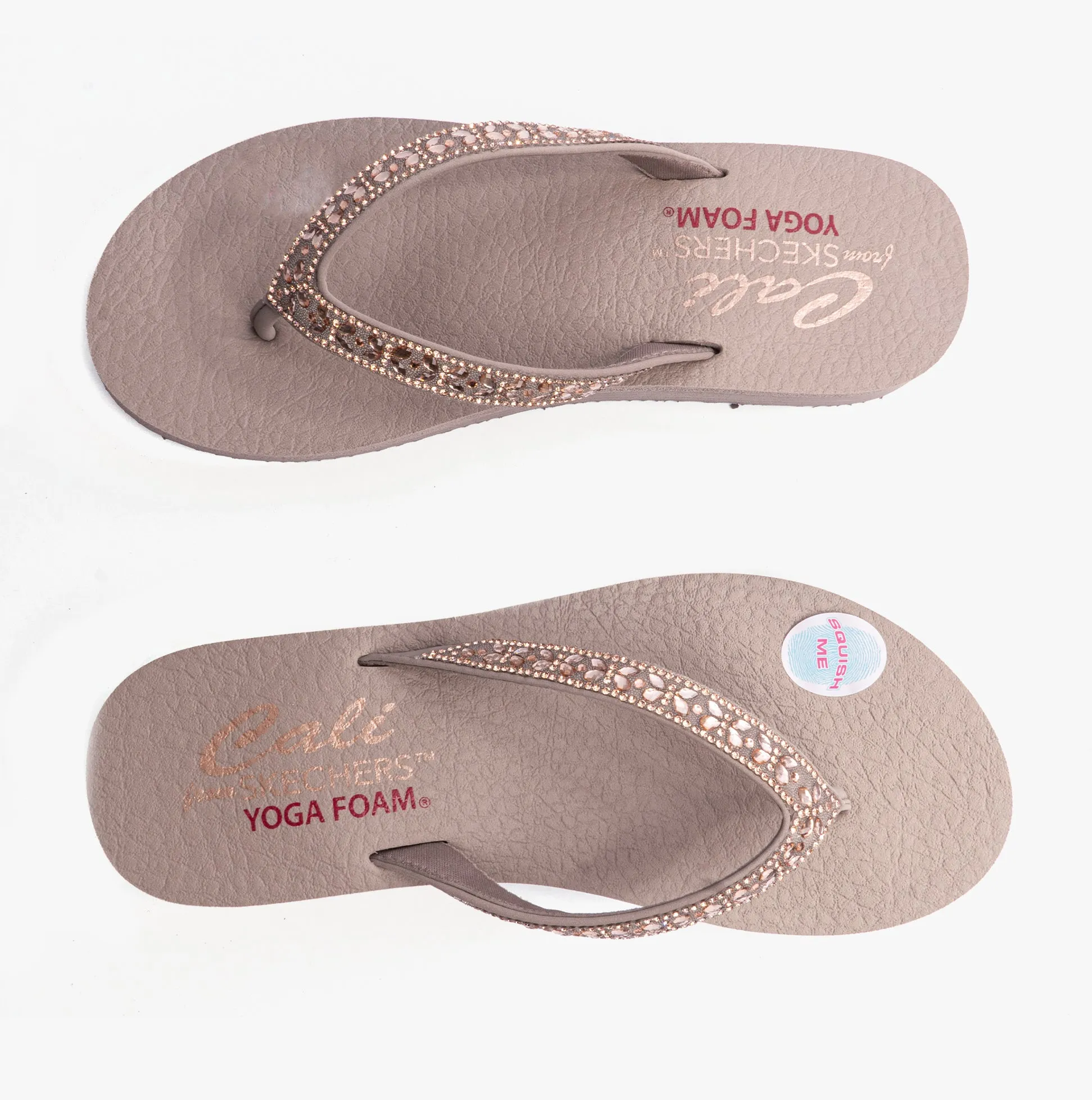 Skechers 119660/TPE MEDITATION - BUTTERFLY GARDEN Womens Sandals Taupe