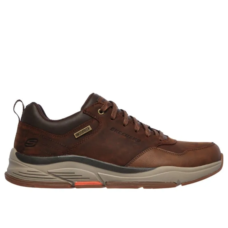 Skechers Mens Brown Benago Hombre Shoe 210021