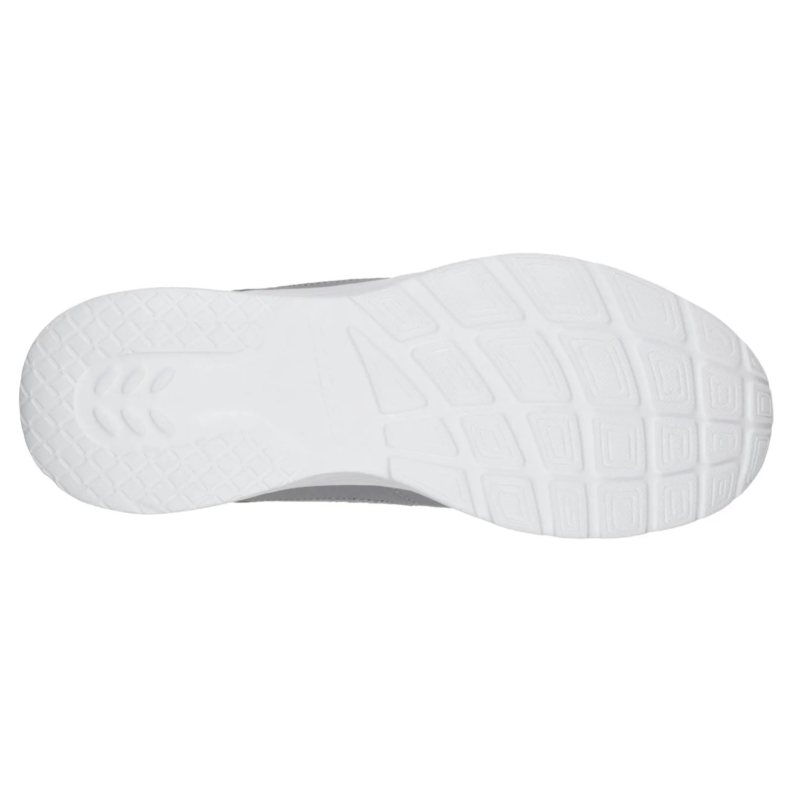Skechers Men's Dynamight 2.0 Lace Up Memory Foam Trainer in Grey