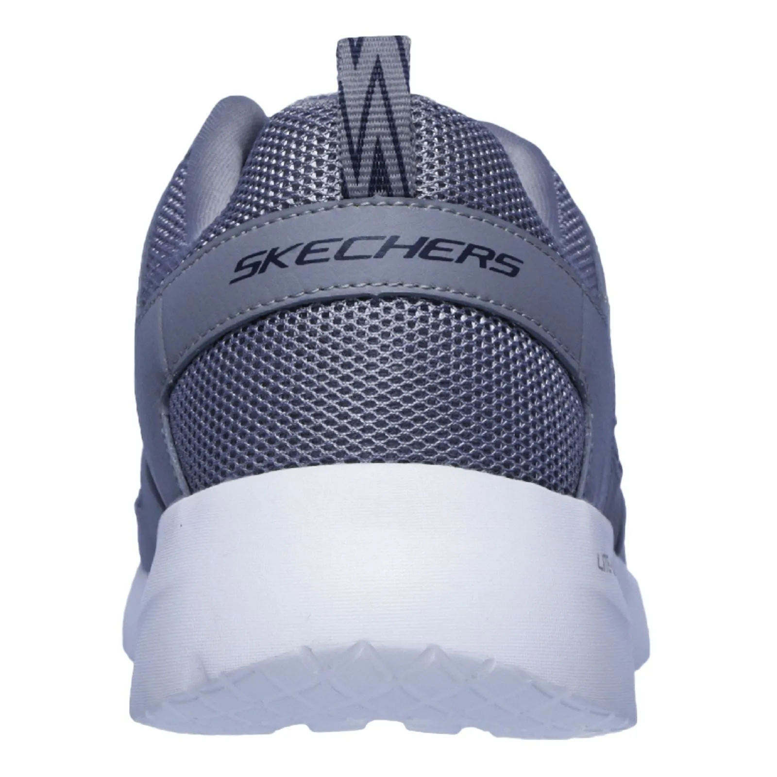 Skechers Men's Dynamight 2.0 Lace Up Memory Foam Trainer in Grey