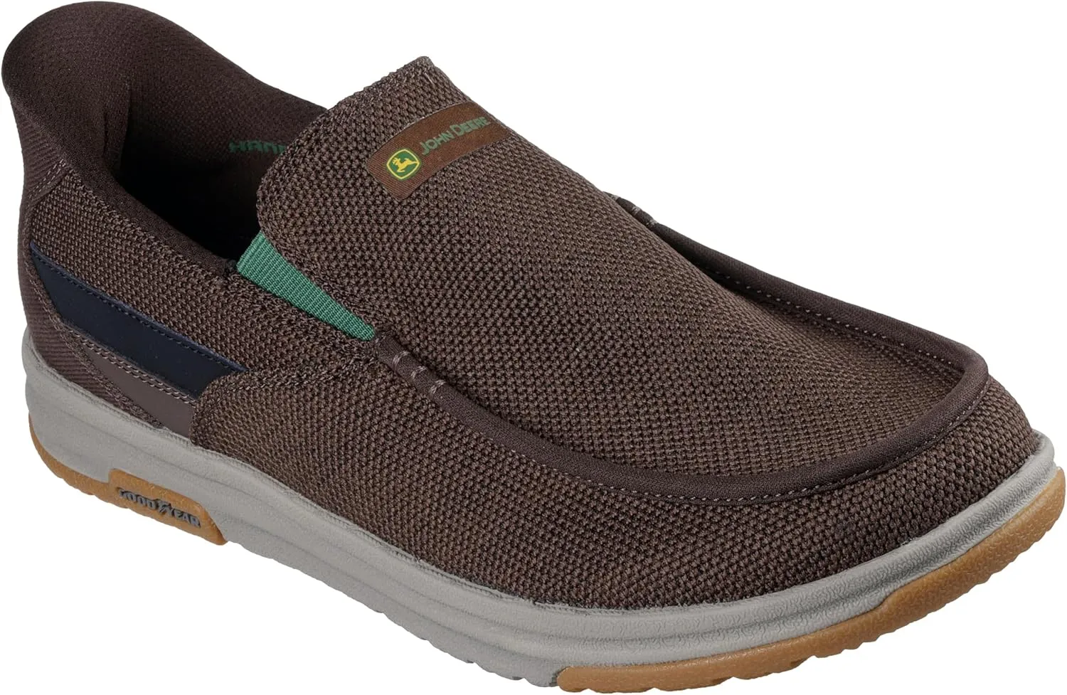 Skechers Men's John Deere Mesh Moc Toe Dual Gore Slip-ins, Melson 2.0 Chaz Loafer