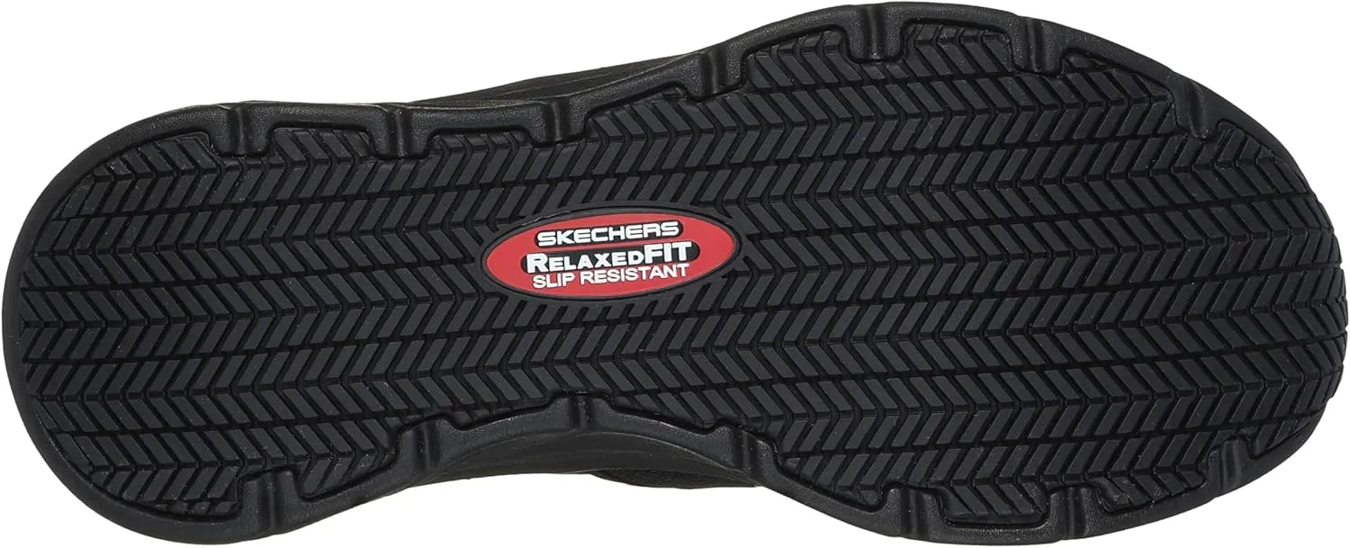 Skechers Women's Dlux Walker Sr Ugina Hands Free Slip-ins Health Care Professional Shoe