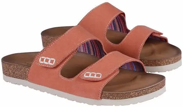 Skechers Women's Luxe Fresh Spirit Two Strap Granola Sandal Comfort Footbed, Pink, 10
