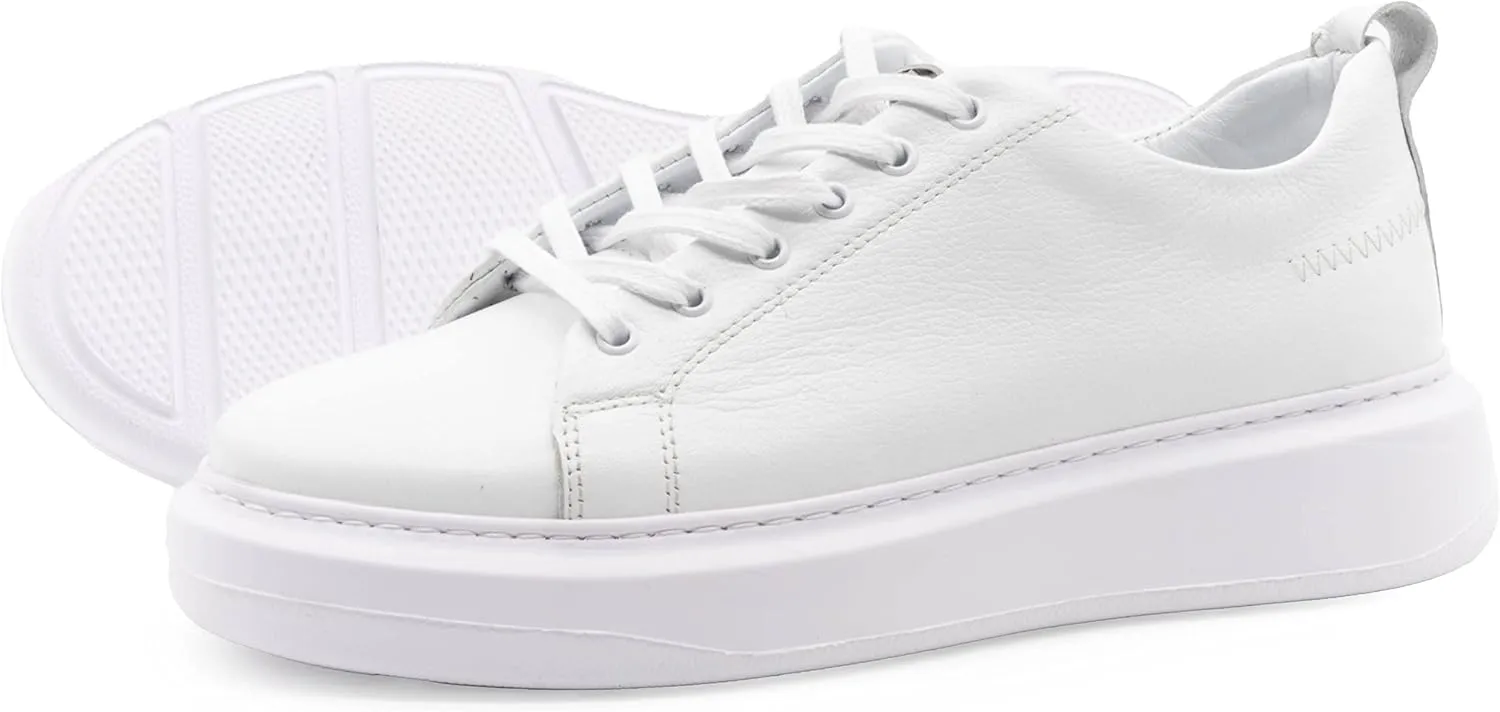 SOLL Luke Men's Casual Sneaker | Genuine Leather Oversized Thick Sole Shoes