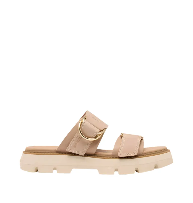Sorel Women's Rein CB™ Slide Sandal Honest Beige, Bleached Ceramic