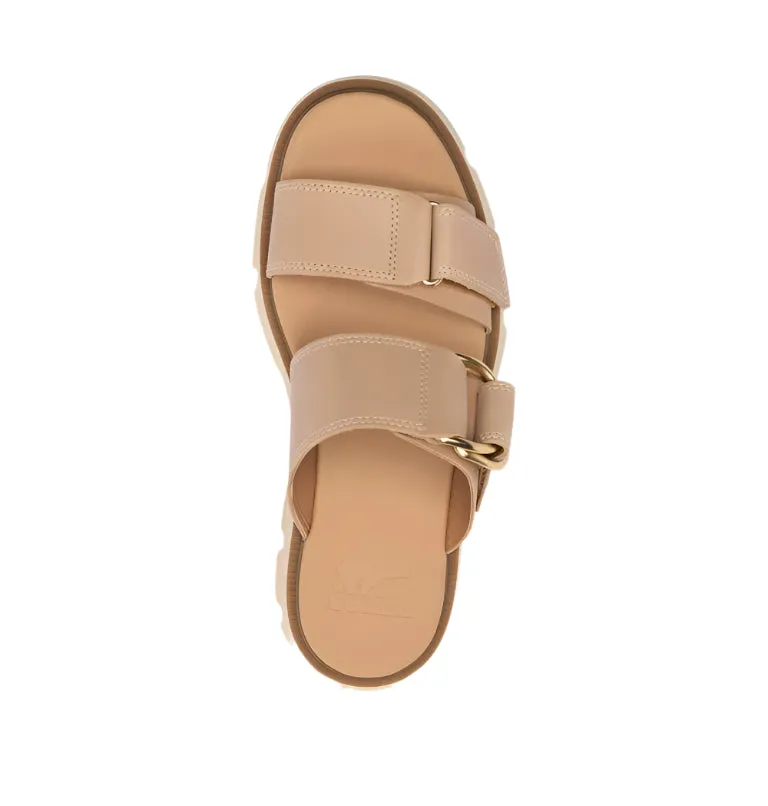 Sorel Women's Rein CB™ Slide Sandal Honest Beige, Bleached Ceramic