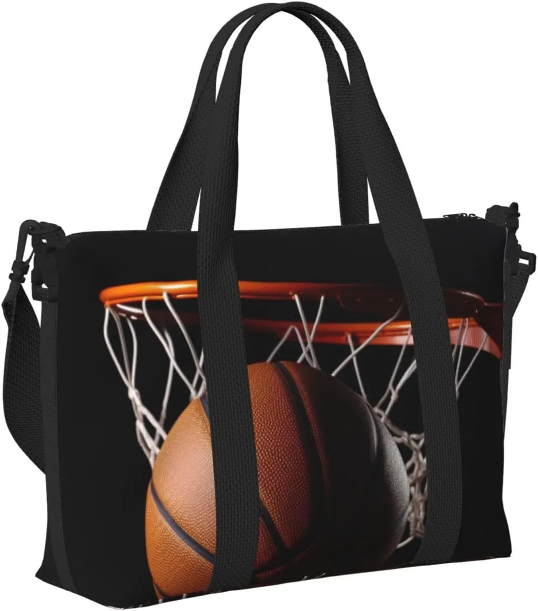 Sports Gym Bag for Women Men Travel Duffel Bag Tote Basketball Weekender Bag Canvas Carry on Overnight Bag for Travel Swimming Fitness Workout Sports Duffle Bag