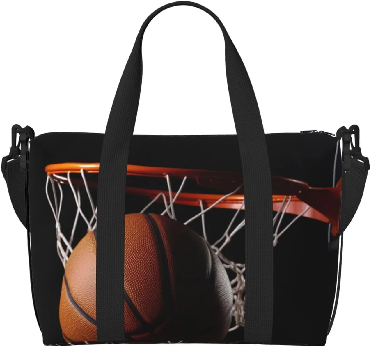 Sports Gym Bag for Women Men Travel Duffel Bag Tote Basketball Weekender Bag Canvas Carry on Overnight Bag for Travel Swimming Fitness Workout Sports Duffle Bag