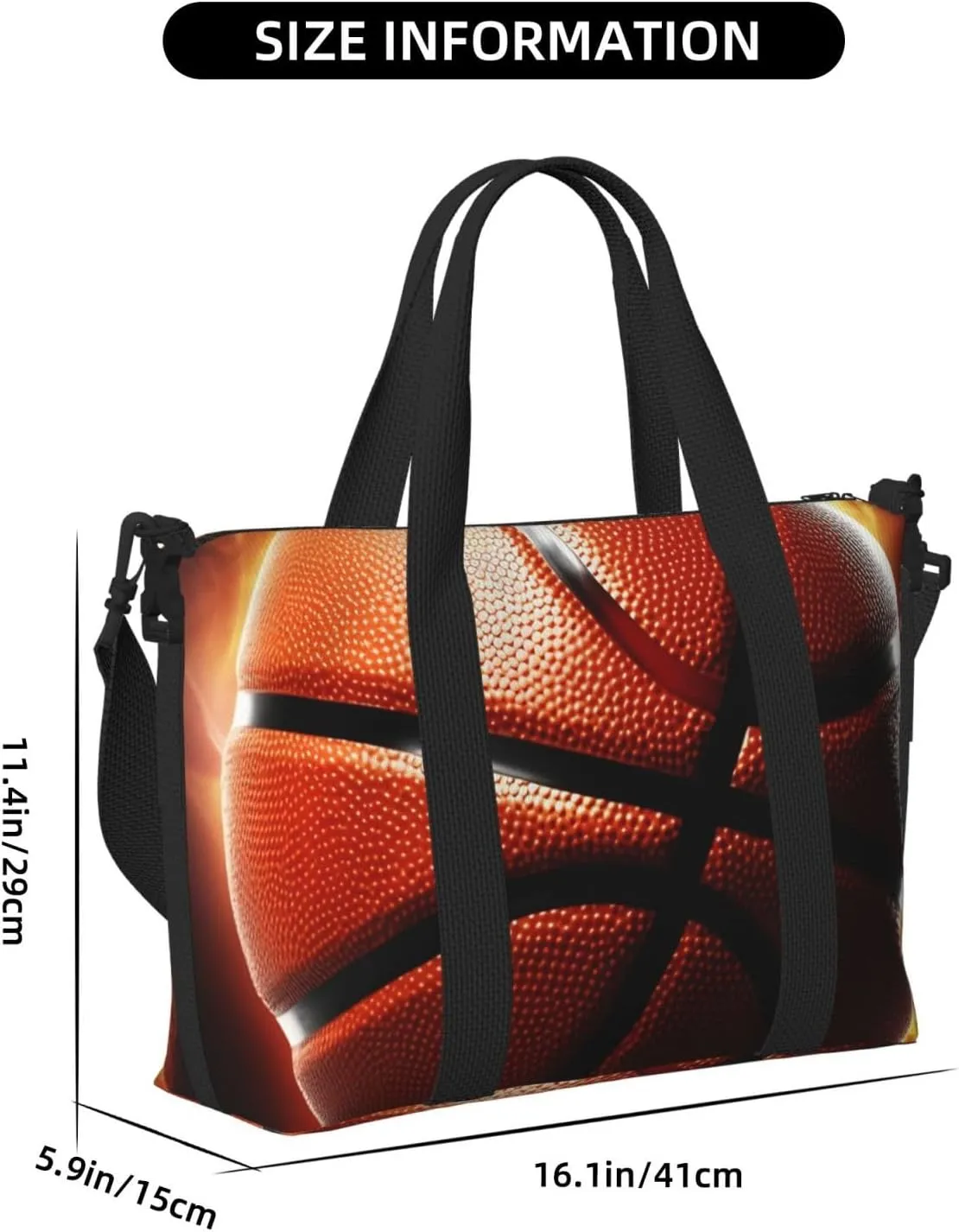 Sports Gym Bag for Women Men Travel Duffel Bag Tote Basketball Weekender Bag Canvas Carry on Overnight Bag for Travel Swimming Fitness Workout Sports Duffle Bag