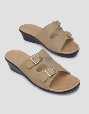 St. Yves Slip On Wedges Wanita