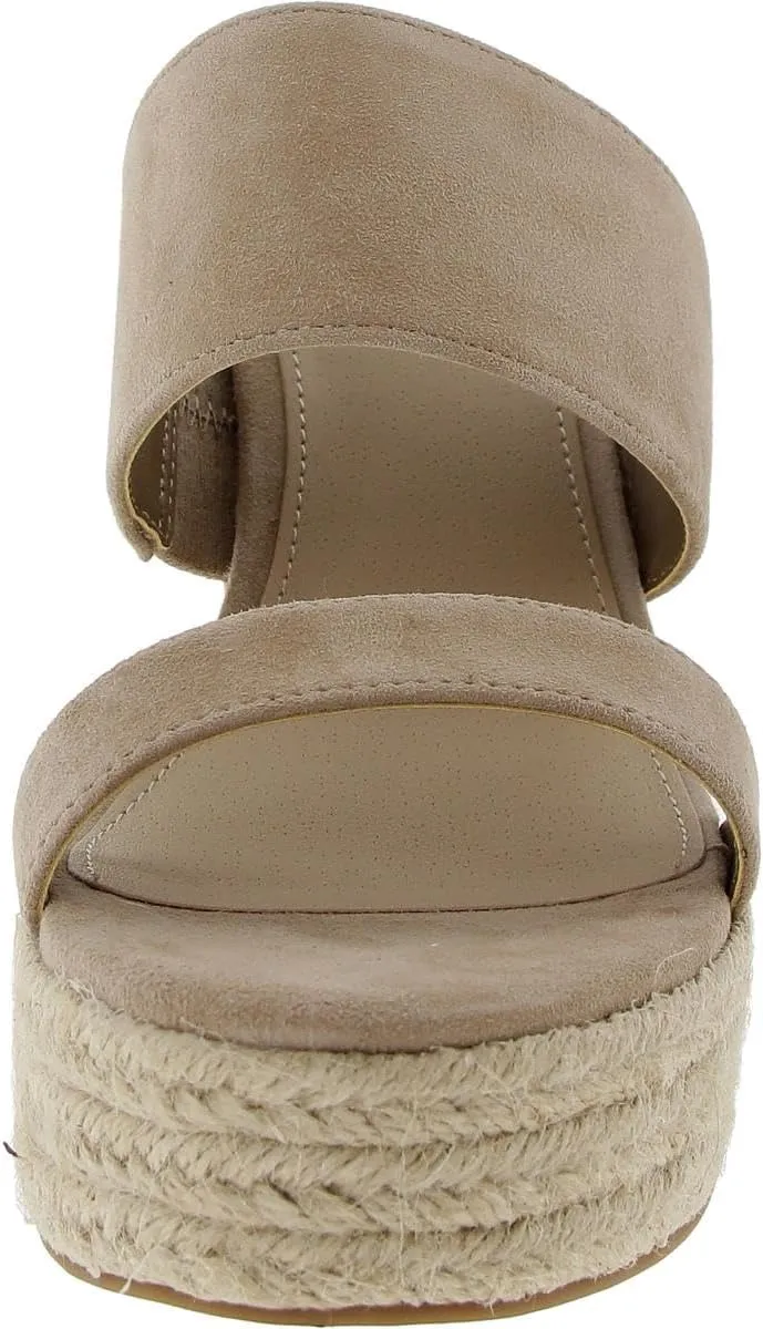 Steve Madden Sunrise Wedge Sandals for Women - Jute Wrapped Wedge Heel, Padded Footbed, and Open-Toe