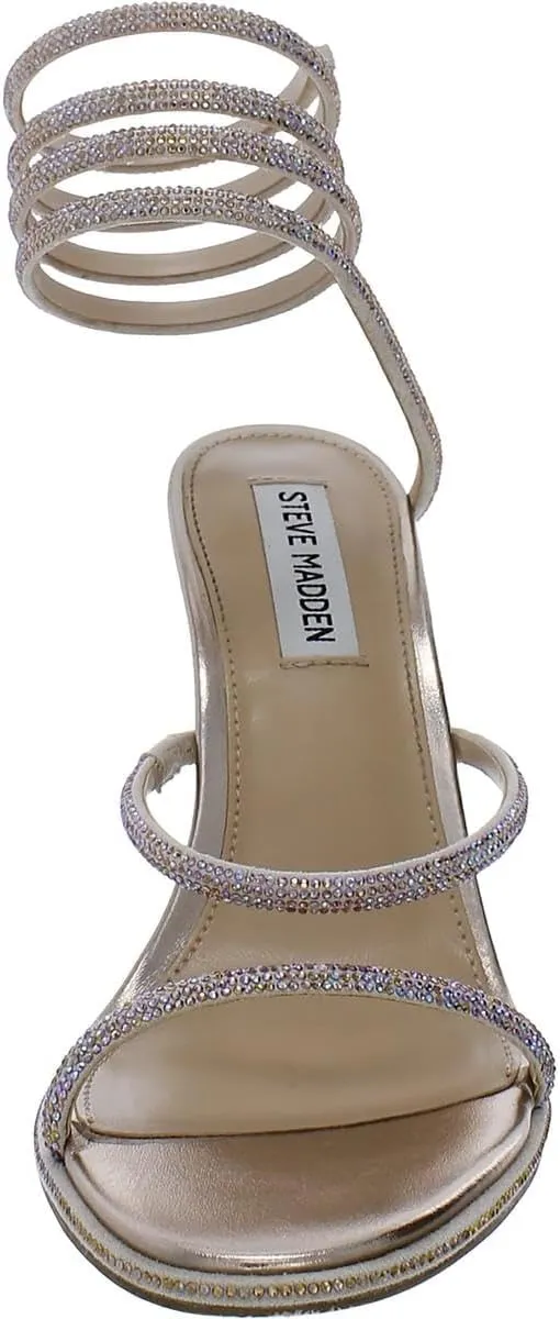 Steve Madden Women's Exotica Ankle Wrap Stiletto Dress Sandal