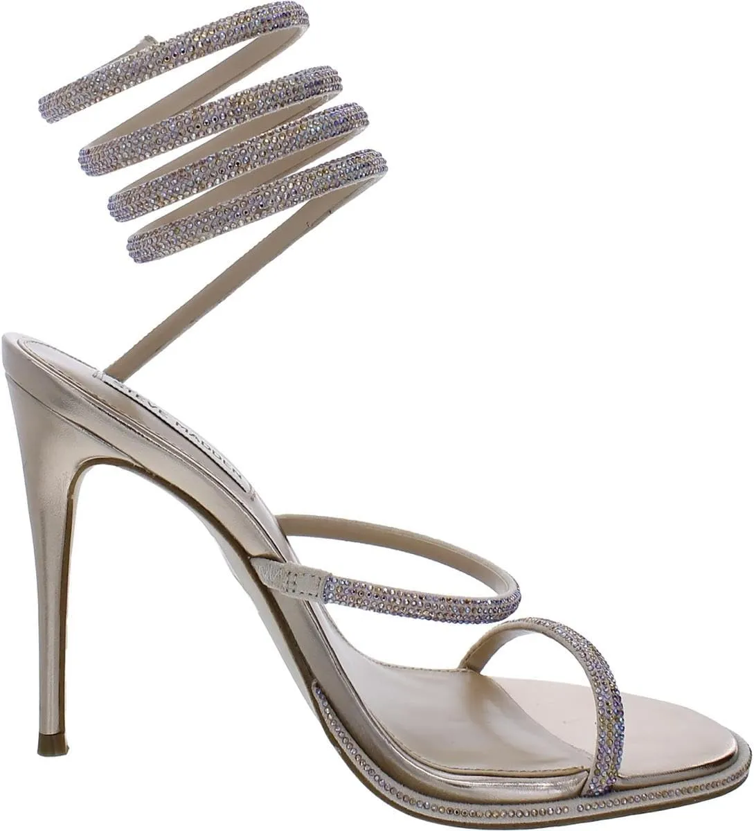 Steve Madden Women's Exotica Ankle Wrap Stiletto Dress Sandal