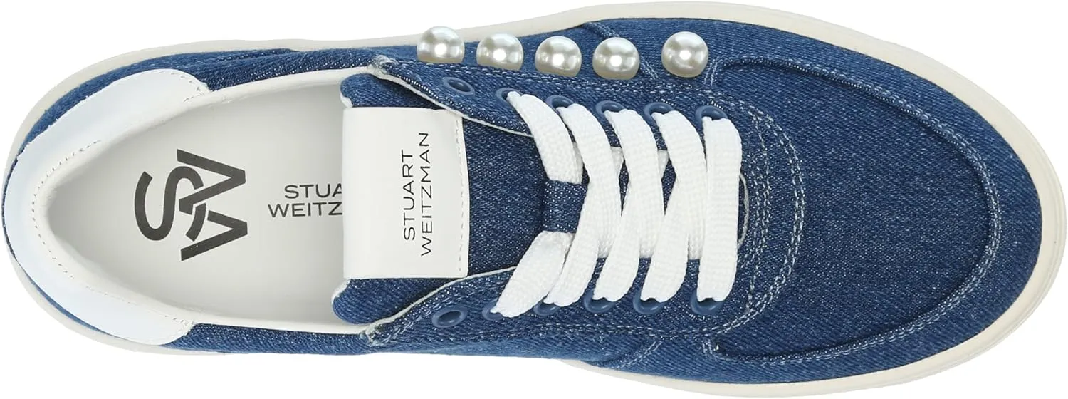 Stuart Weitzman Women's Courtside Pearl Sneaker
