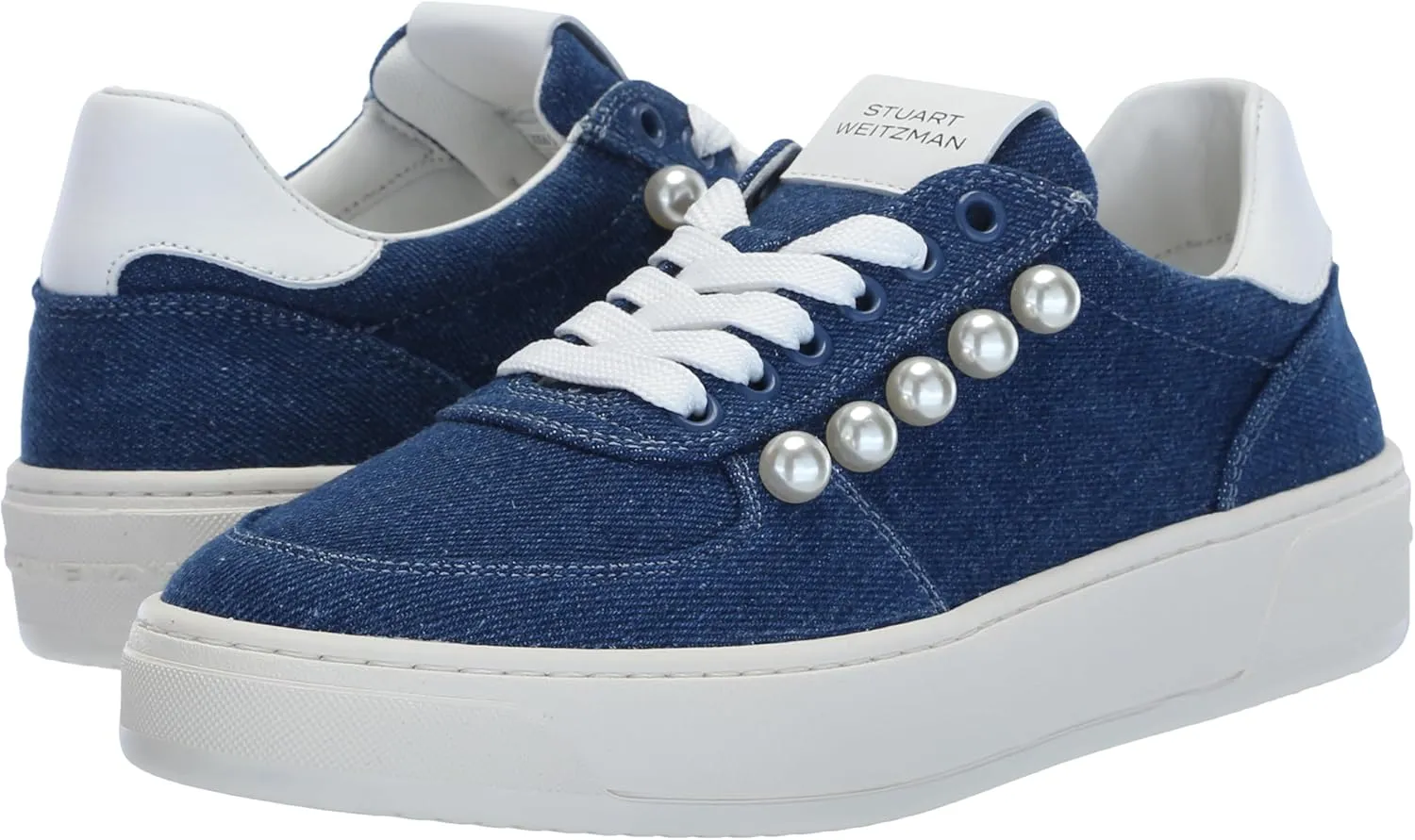 Stuart Weitzman Women's Courtside Pearl Sneaker