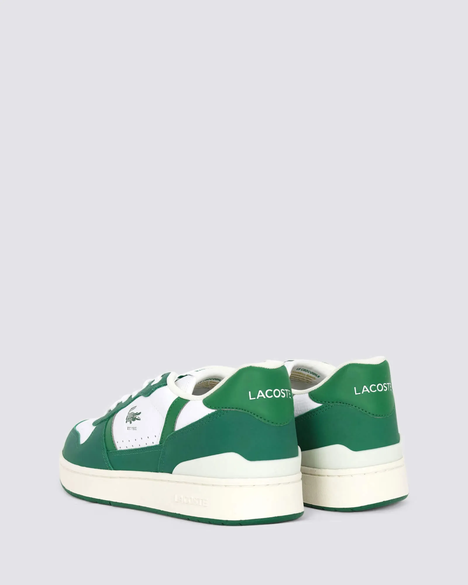 T-CLIP SET 224 6 SMA SNEAKERS WHITE/GREEN LEATHER