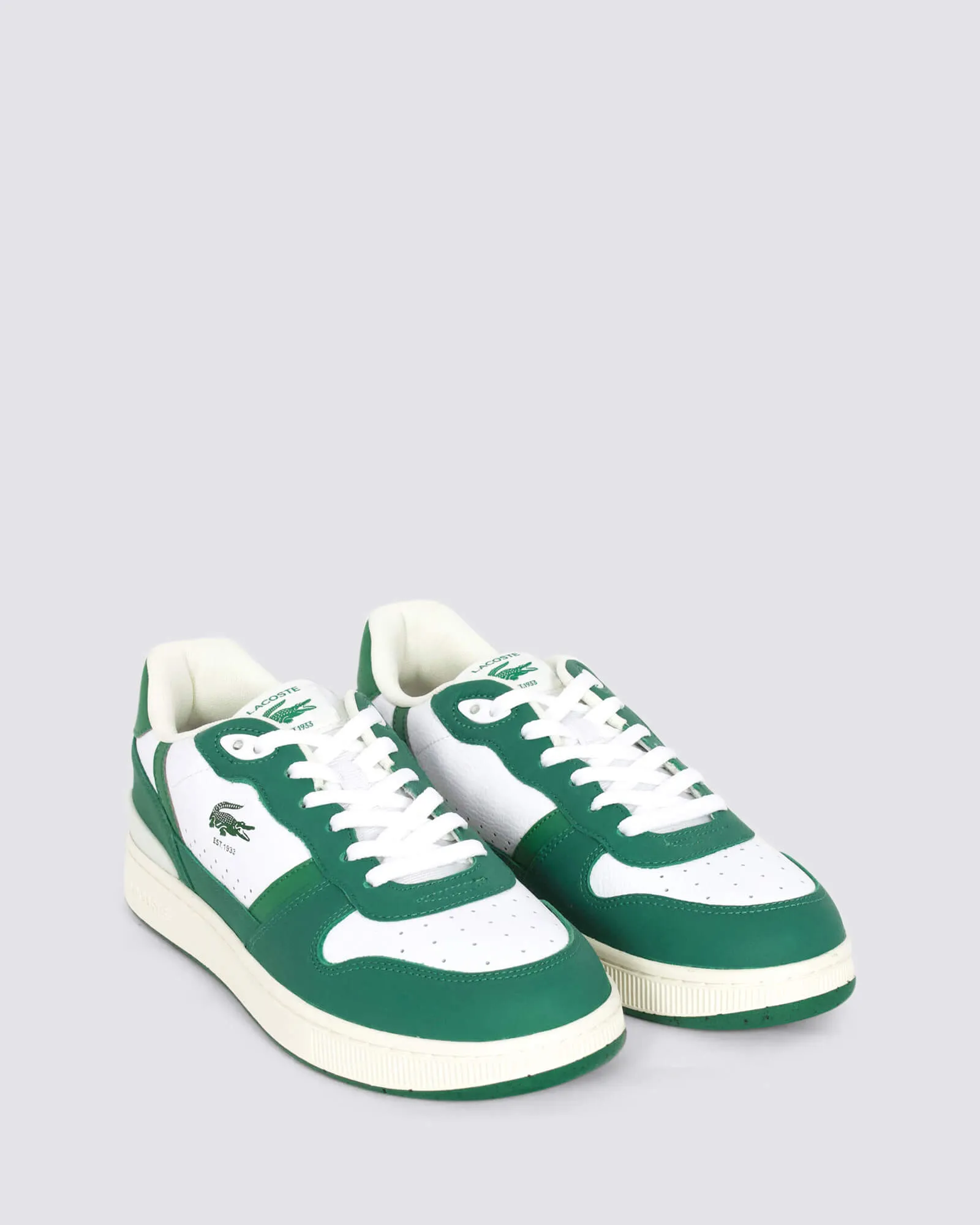 T-CLIP SET 224 6 SMA SNEAKERS WHITE/GREEN LEATHER