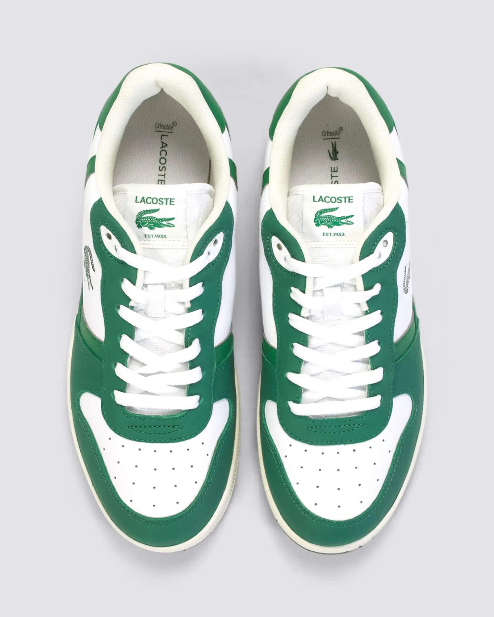 T-CLIP SET 224 6 SMA SNEAKERS WHITE/GREEN LEATHER