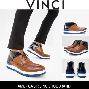 The Kagan Tan Wingtip Chukka Men Sneaker Boot