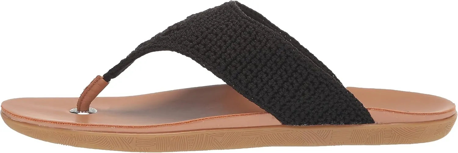 The Sak Shana Thong Sandal in Crochet, Slip On Entry