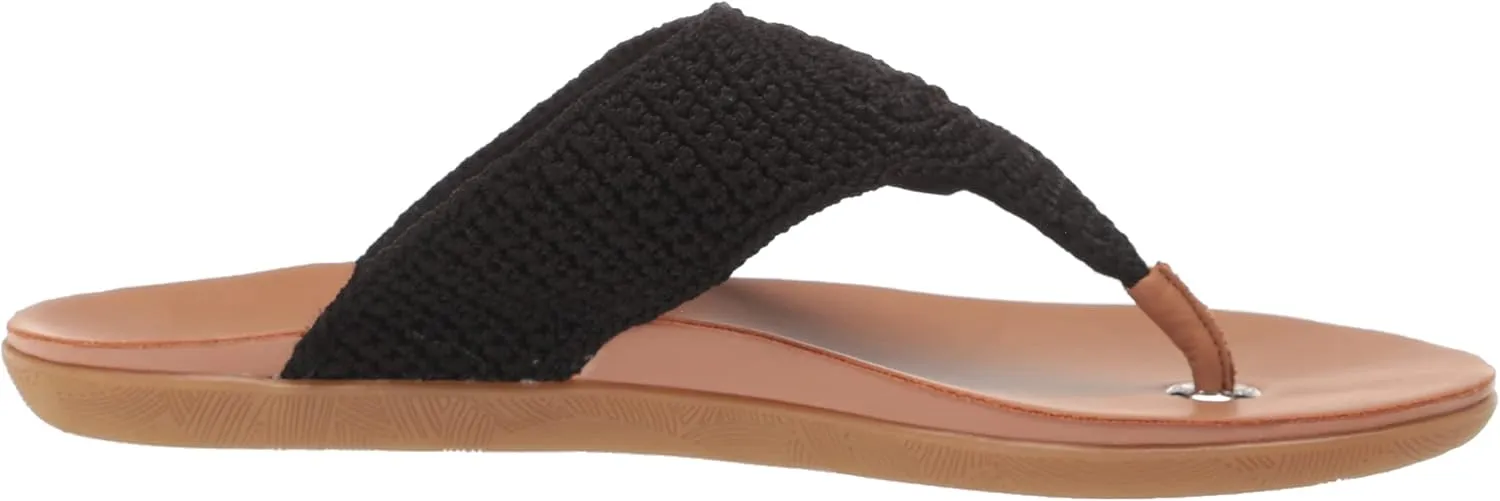 The Sak Shana Thong Sandal in Crochet, Slip On Entry