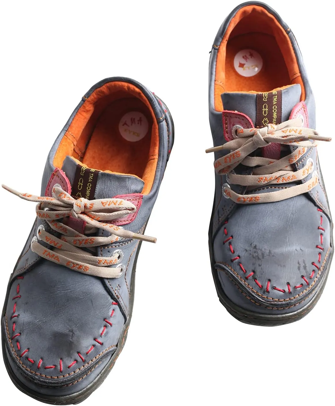 TMA EYES Hand Stitching Leather Women's Sneaker