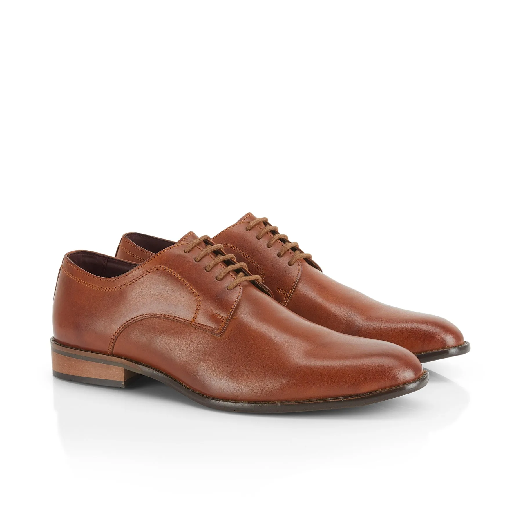 Todd Men's Derby Shoes - Tan