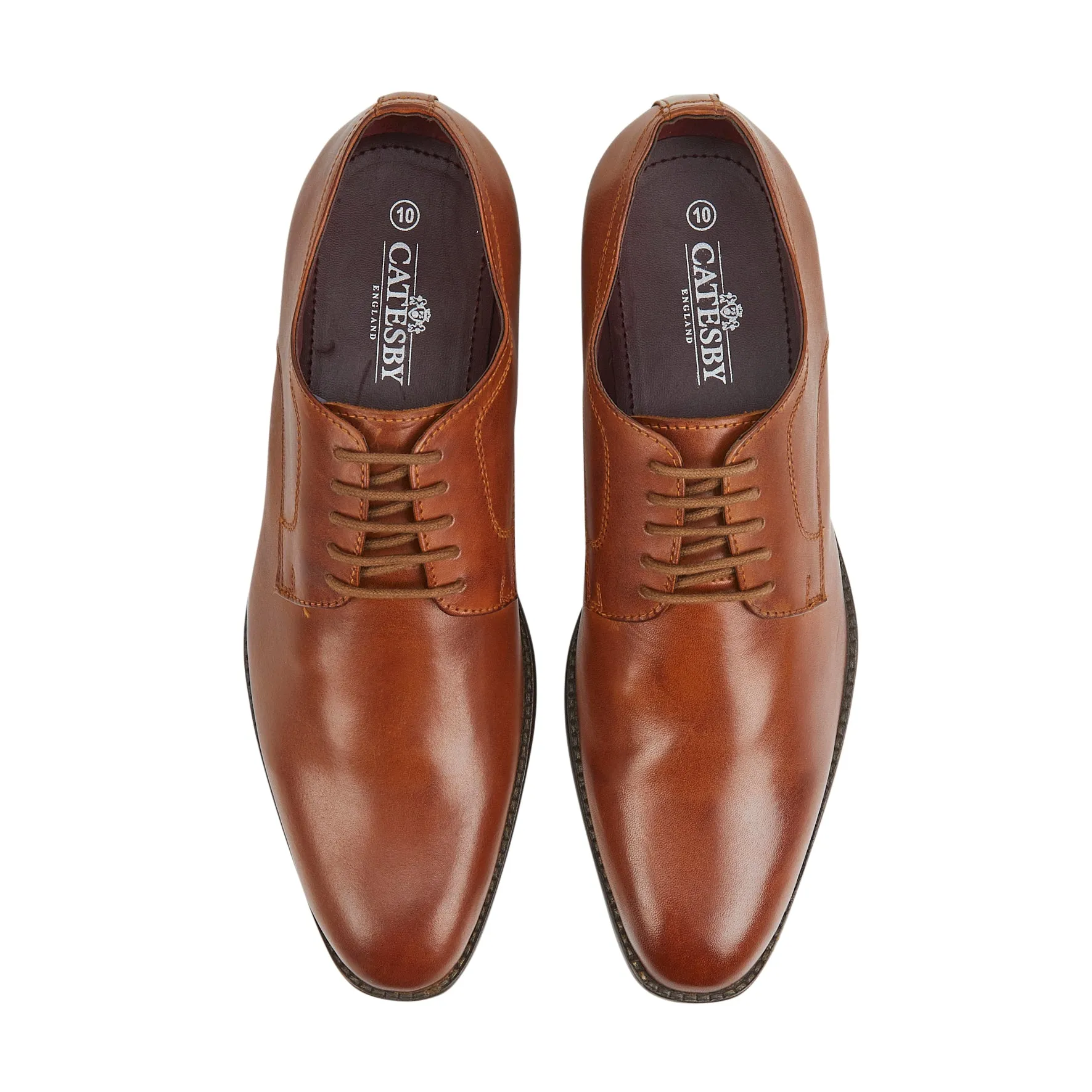 Todd Men's Derby Shoes - Tan