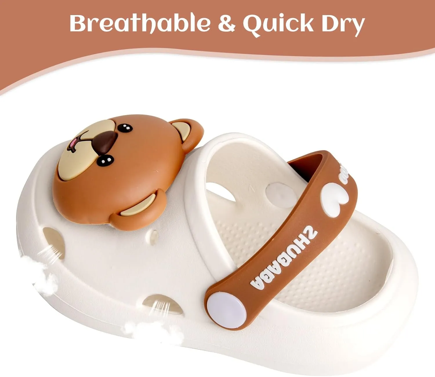 Toddler Little Kids Clogs Slippers Sandals, Non-Slip Girls Boys Clogs Slide Lightweight Garden Shoes Slip-on Beach Pool Shower Slippers