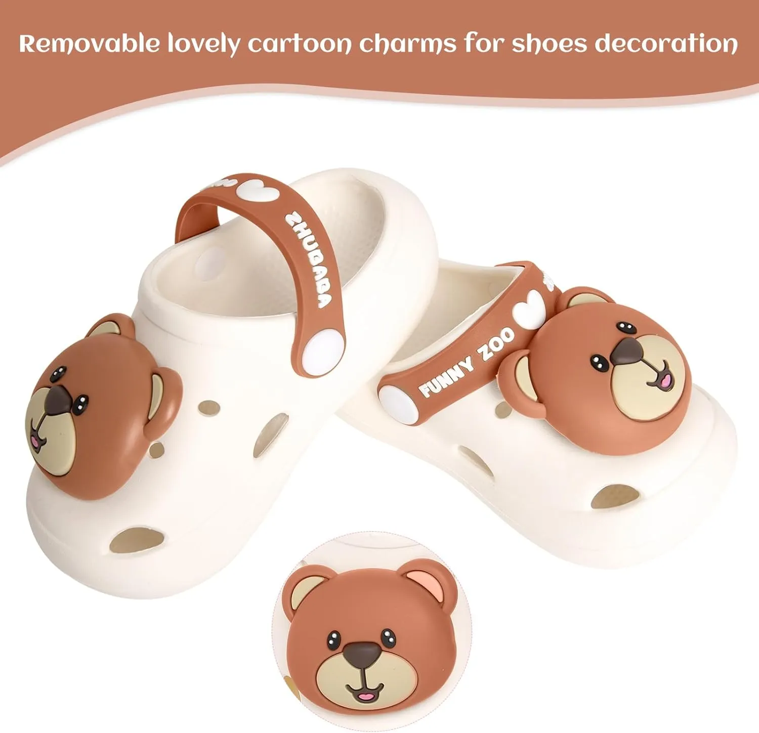 Toddler Little Kids Clogs Slippers Sandals, Non-Slip Girls Boys Clogs Slide Lightweight Garden Shoes Slip-on Beach Pool Shower Slippers