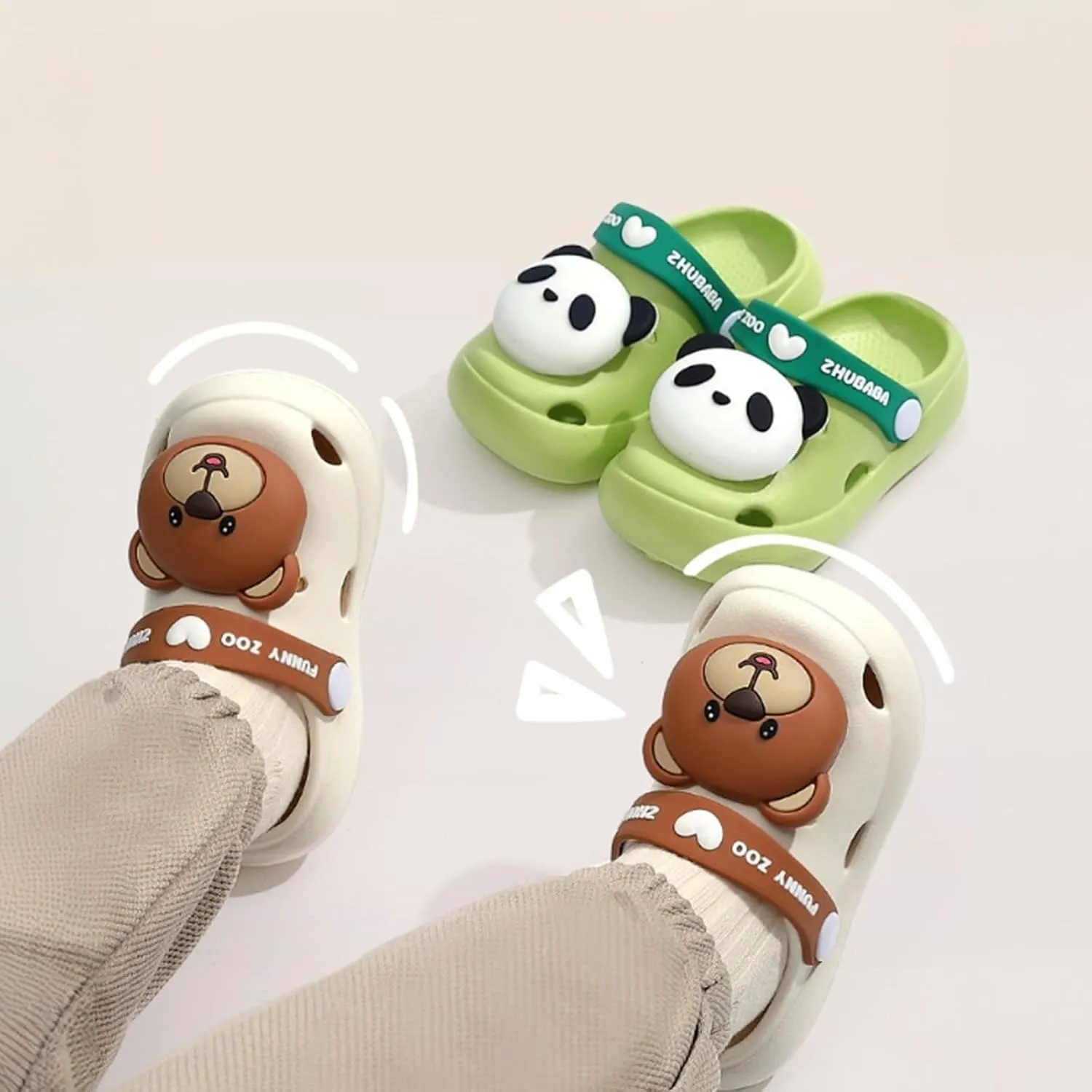 Toddler Little Kids Clogs Slippers Sandals, Non-Slip Girls Boys Clogs Slide Lightweight Garden Shoes Slip-on Beach Pool Shower Slippers