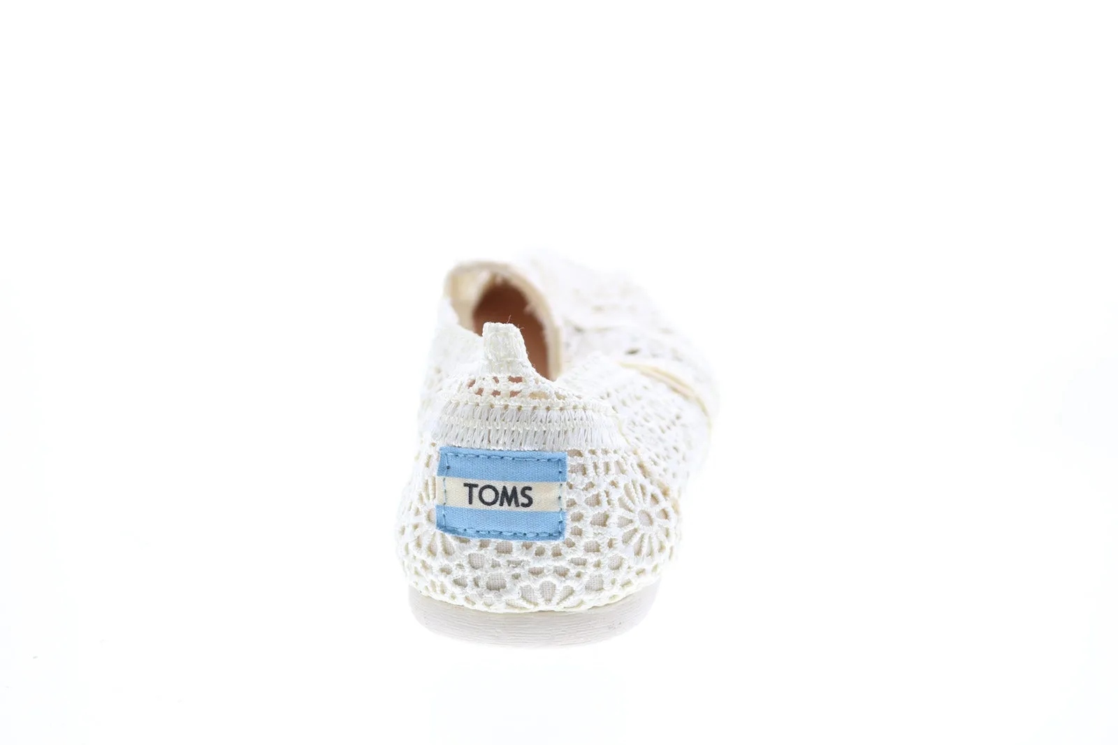Toms Classic 10007858 Womens Beige Mesh Slip On Loafer Flats Shoes
