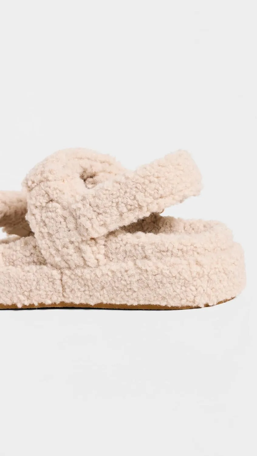 Tory Burch Women's Kira Sherpa Sport Sandals