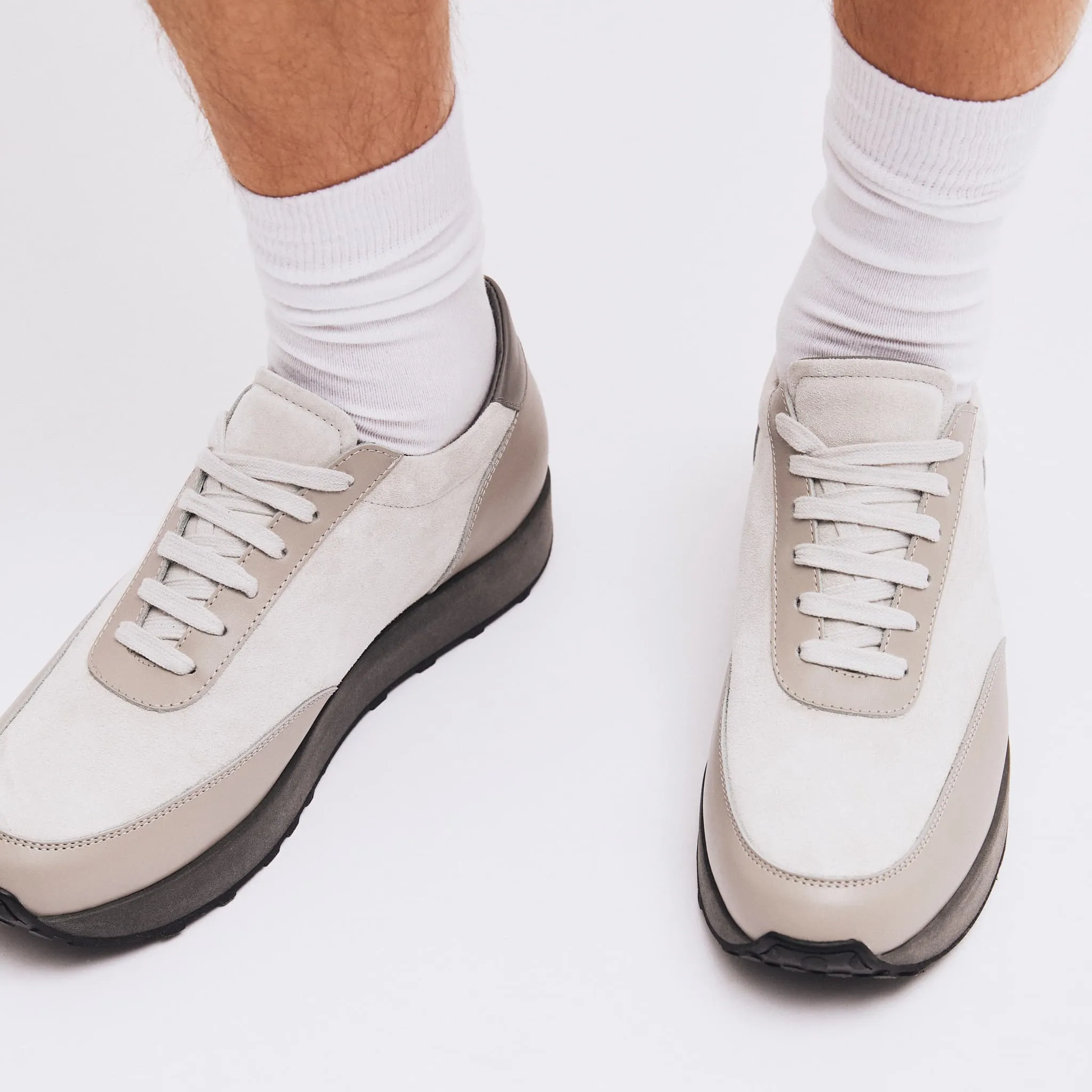 Track Calfskin Sneaker Junior