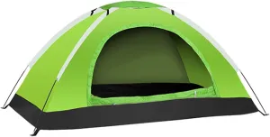 Ultralight Double Door Camping Tent, Portable Tent Shelters for Outdoor Camping Backpacking Trip Hiking with Carrying Bag