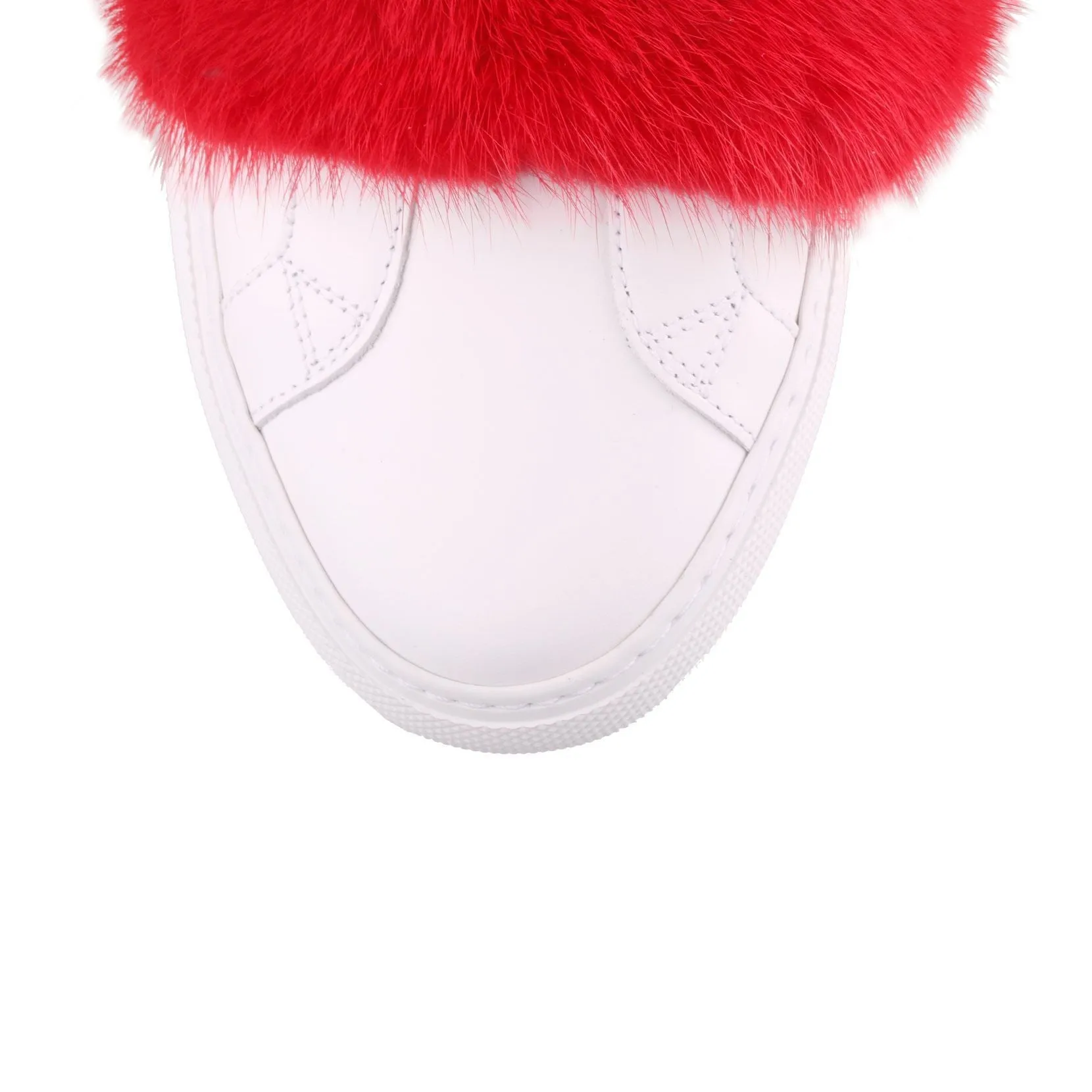 Urban street red mink sneaker