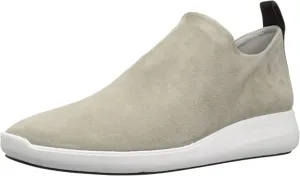 VIA SPIGA Women's Marlow Slip ON Sneaker, Cement Suede, 9.5 M US