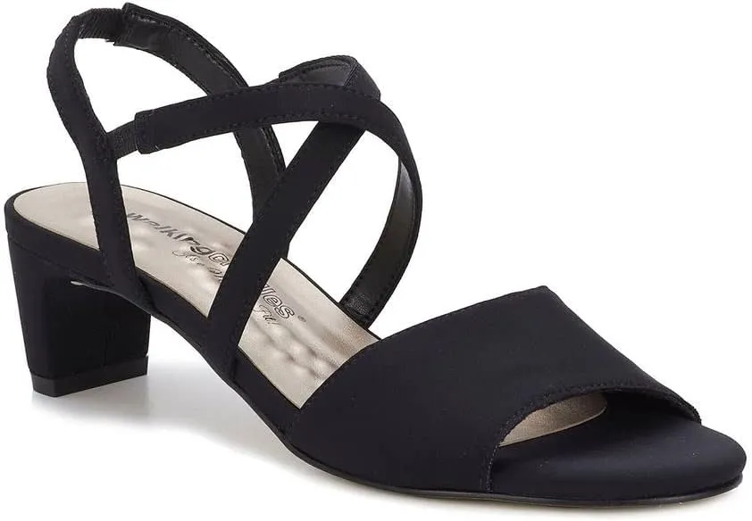 Walking Cradles Liza Womens Sandal 75 E US Black