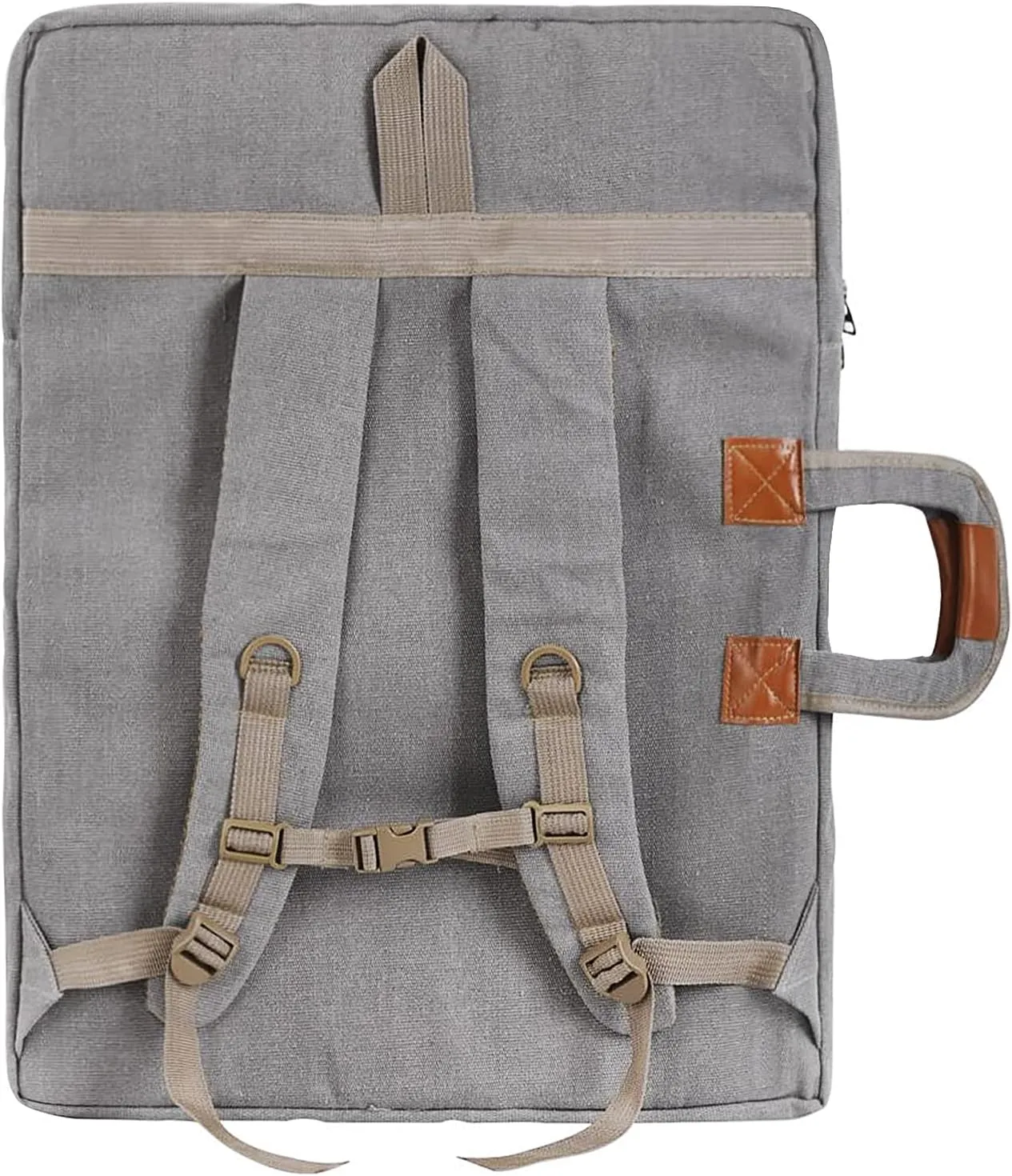 Waterproof Art/Craft Supplies Storage Tote Bag Artist Travel Portfolio Carrying Bag Case Painting Box Large Messenger Bag for Painting Brushes Pencils Palette Paints Sketchbook (Grey1)
