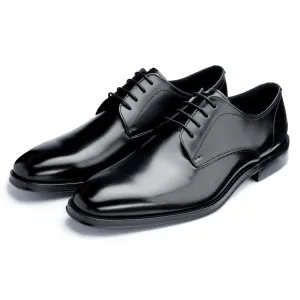 Wilms Black Derby Shoes
