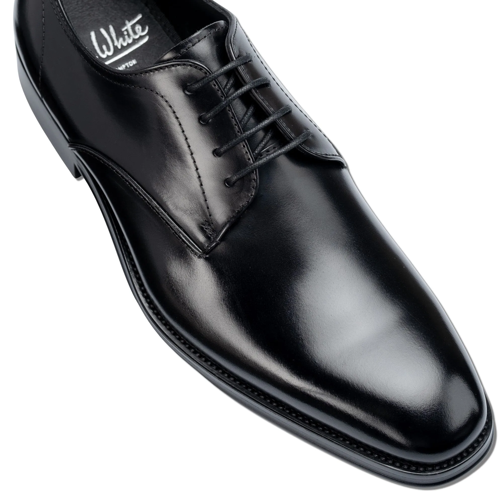 Wilms Black Derby Shoes