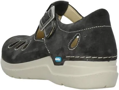 Wolky Comfort Mary Janes Smiley - 40210 Anthracite Suede
