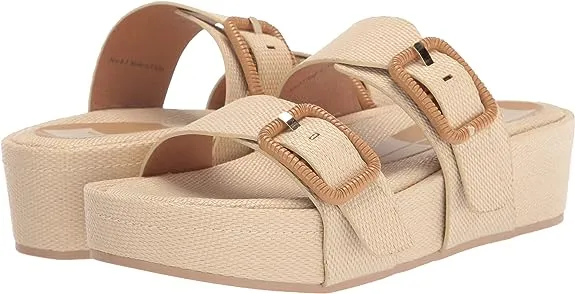 Women Strap Wheat Coryn Curated collection Vita Raffia Safe payments Dolce On Platform Fashion Double Sandal Slip