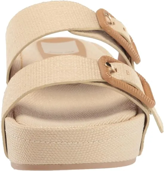 Women Strap Wheat Coryn Curated collection Vita Raffia Safe payments Dolce On Platform Fashion Double Sandal Slip