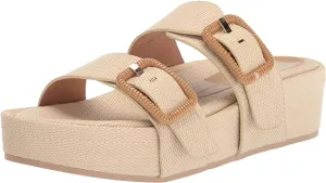 Women Strap Wheat Coryn Curated collection Vita Raffia Safe payments Dolce On Platform Fashion Double Sandal Slip