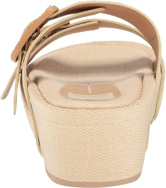 Women Strap Wheat Coryn Curated collection Vita Raffia Safe payments Dolce On Platform Fashion Double Sandal Slip